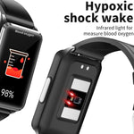 EP02 Smart Watch con schermo a colori da 1,57 pollici, supporto monitoraggio della frequenza cardiaca / monitoraggio della pressione sanguigna