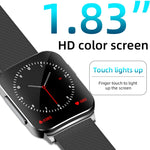 EP03 Smart Watch con schermo a colori da 1,83 pollici, supporto monitoraggio della frequenza cardiaca / monitoraggio della pressione sanguigna