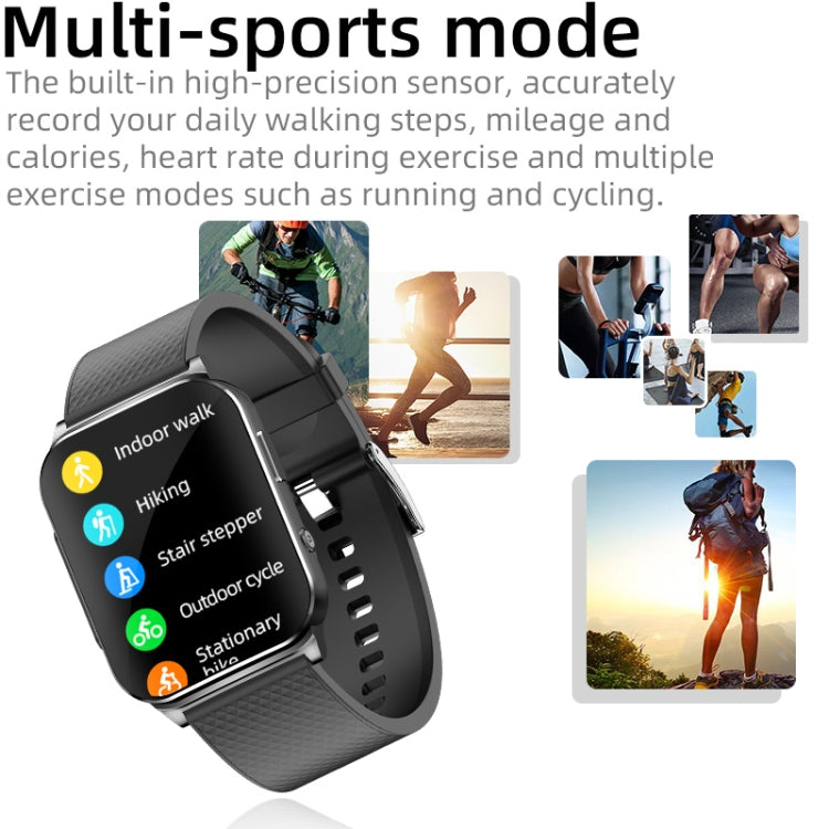 EP03 Smart Watch con schermo a colori da 1,83 pollici, supporto monitoraggio della frequenza cardiaca / monitoraggio della pressione sanguigna