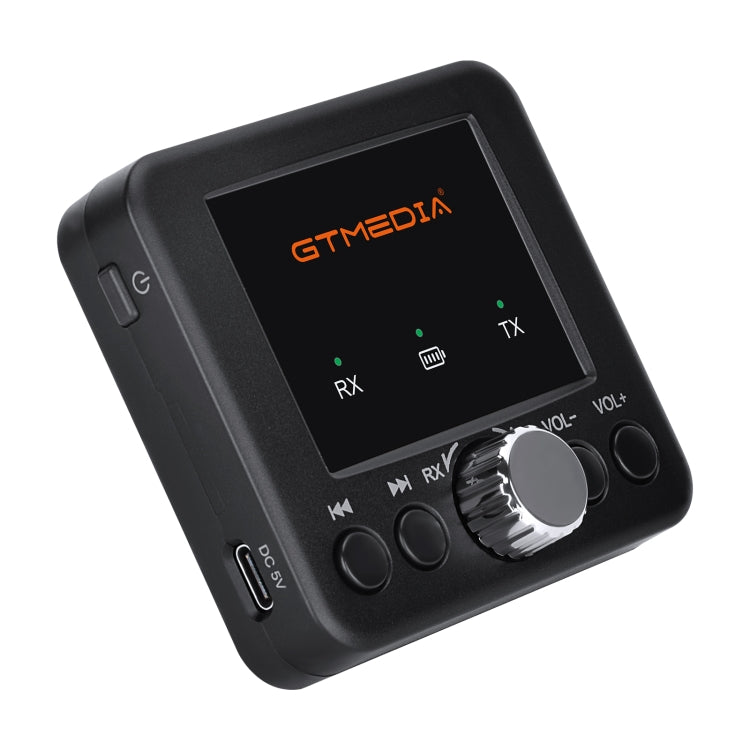 GTMEDIA RT05 Ricevitore e trasmettitore audio Bluetooth 5.0 Adattatore 2 in 1, RT05