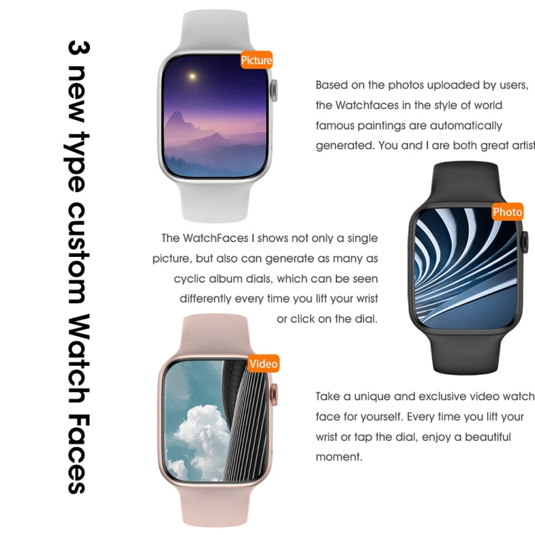 W59 Smart Watch con schermo a colori da 2,2 pollici, supporta il monitoraggio della frequenza cardiaca / monitoraggio della pressione sanguigna