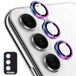 Per Samsung Galaxy S23 5G / S23 + 5G ENKAY Hat-Prince 9H Obiettivo fotocamera posteriore Lega di alluminio + Vetro temperato Protezione a copertura totale, For Samsung Galaxy S23 5G / S23+ 5G