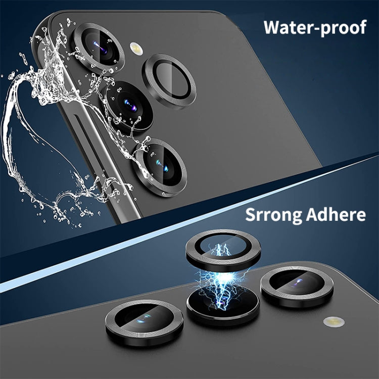 Per Samsung Galaxy S23 5G / S23 + 5G ENKAY Hat-Prince 9H Obiettivo fotocamera posteriore Lega di alluminio + Vetro temperato Protezione a copertura totale, For Samsung Galaxy S23 5G / S23+ 5G