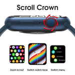 W38 Smart Watch con schermo a colori da 1,9 pollici, supporto per il monitoraggio della frequenza cardiaca/monitoraggio della pressione sanguigna