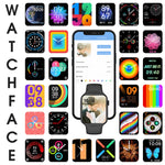 W38 Smart Watch con schermo a colori da 1,9 pollici, supporto per il monitoraggio della frequenza cardiaca/monitoraggio della pressione sanguigna