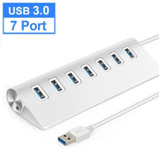 7301 Adattatore di alimentazione ad alta velocità HUB USB 3.0 a 7 porte da 5 Gbps, 7 Ports 5Gbps