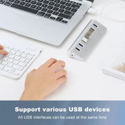 7301 Adattatore di alimentazione ad alta velocità HUB USB 3.0 a 7 porte da 5 Gbps, 7 Ports 5Gbps