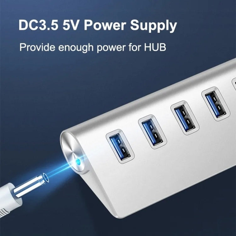 7301 Adattatore di alimentazione ad alta velocità HUB USB 3.0 a 7 porte da 5 Gbps, 7 Ports 5Gbps