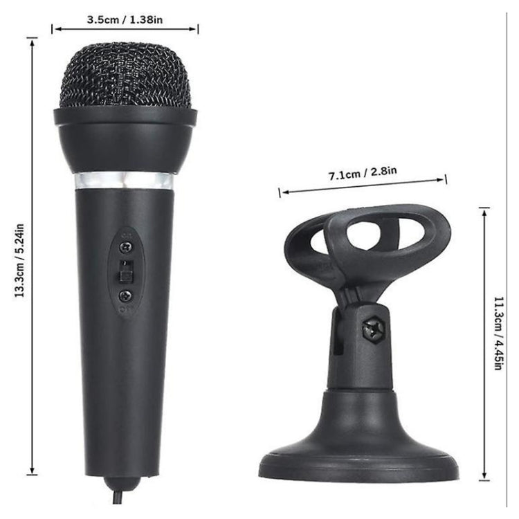 Microfono stereo 3,5 mm per computer con supporto