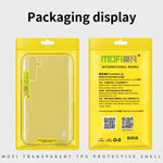Serie MOFI Ming Guscio protettivo completo in TPU ultrasottile completamente trasparente, For Samsung Galaxy A14 5G, For Samsung Galaxy A34 5G