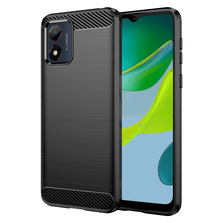 Custodia per telefono TPU in fibra di carbonio con trama spazzolata, For OnePlus 11 5G, For Motorola Moto E13