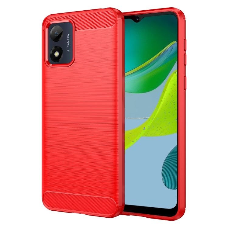 Custodia per telefono TPU in fibra di carbonio con trama spazzolata, For OnePlus 11 5G, For Motorola Moto E13