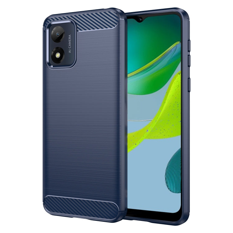 Custodia per telefono TPU in fibra di carbonio con trama spazzolata, For OnePlus 11 5G, For Motorola Moto E13