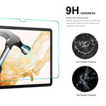 Per Samsung Galaxy Tab S8 + 12.4 ENKAY Pellicola in vetro temperato antideflagrante da 0,33 mm, For Samsung Galaxy Tab S8+ 12.4(1 PC), For Samsung Galaxy Tab S8+ 12.4(2pcs)