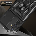 Custodia per telefono con design a copertura della fotocamera scorrevole, For Samsung Galaxy A34 5G, For OPPO A17
