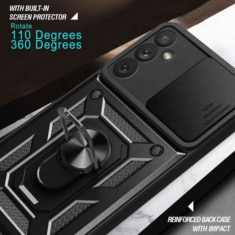 Custodia per telefono con design a copertura della fotocamera scorrevole, For Samsung Galaxy A34 5G, For OPPO A17