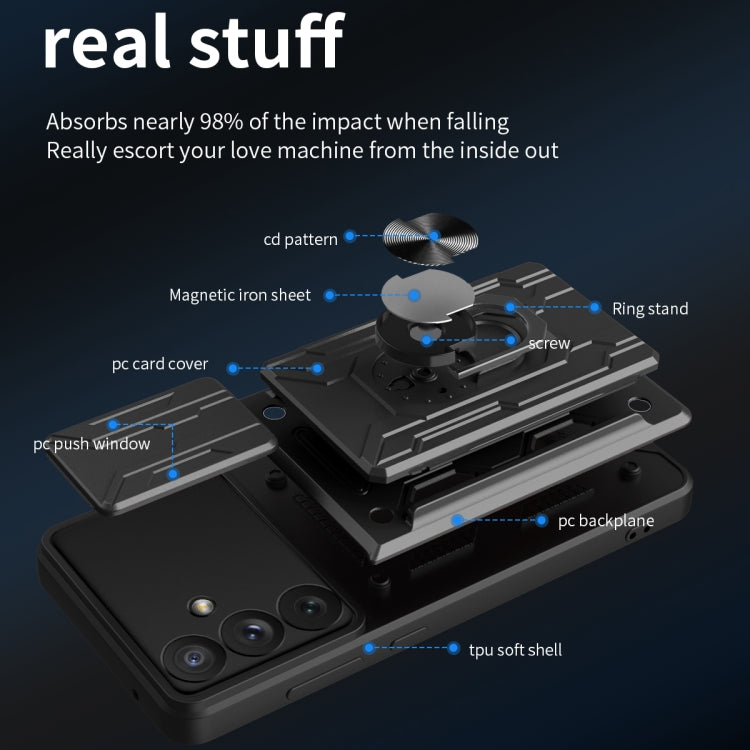 Custodia smartphone Camshield con slot scheda per Samsung Galaxy