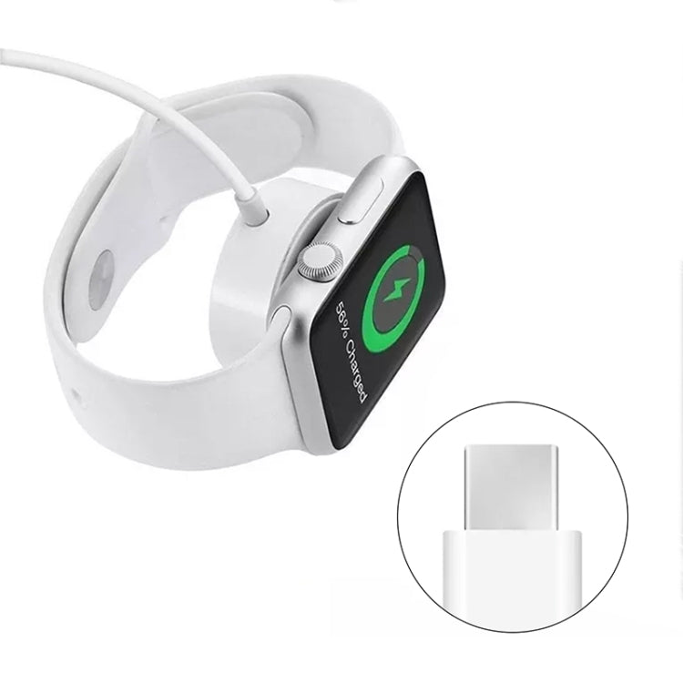 Cavo di ricarica rapido magnetico USB-C / Type-C da 1 m per orologi Apple Series Ultra/8/7/6/SE/SE2/5/4/3/2, DS-XB012