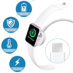 Cavo di ricarica rapido magnetico USB-C / Type-C da 1 m per orologi Apple Series Ultra/8/7/6/SE/SE2/5/4/3/2, DS-XB012