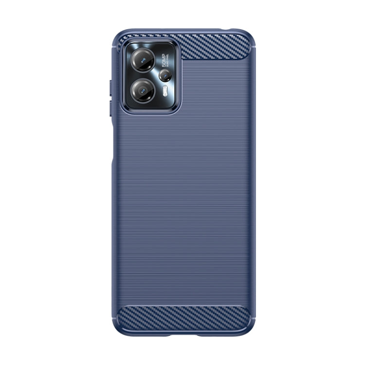 Custodia per telefono TPU in fibra di carbonio con trama spazzolata, For Motorola Moto G13, For Motorola Moto G23, For Motorola Moto G53, For Motorola Moto G53 5G