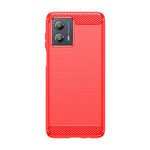Custodia per telefono TPU in fibra di carbonio con trama spazzolata, For Motorola Moto G13, For Motorola Moto G23, For Motorola Moto G53, For Motorola Moto G53 5G