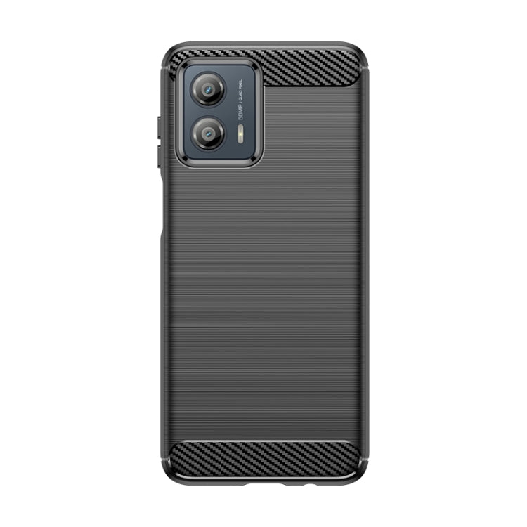 Custodia per telefono TPU in fibra di carbonio con trama spazzolata, For Motorola Moto G13, For Motorola Moto G23, For Motorola Moto G53, For Motorola Moto G53 5G