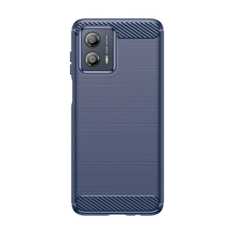 Custodia per telefono TPU in fibra di carbonio con trama spazzolata, For Motorola Moto G13, For Motorola Moto G23, For Motorola Moto G53, For Motorola Moto G53 5G