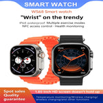 WS68 ULTRA Smart Watch con schermo a colori da 1,85 pollici, supporta il monitoraggio della frequenza cardiaca / monitoraggio della pressione sanguigna