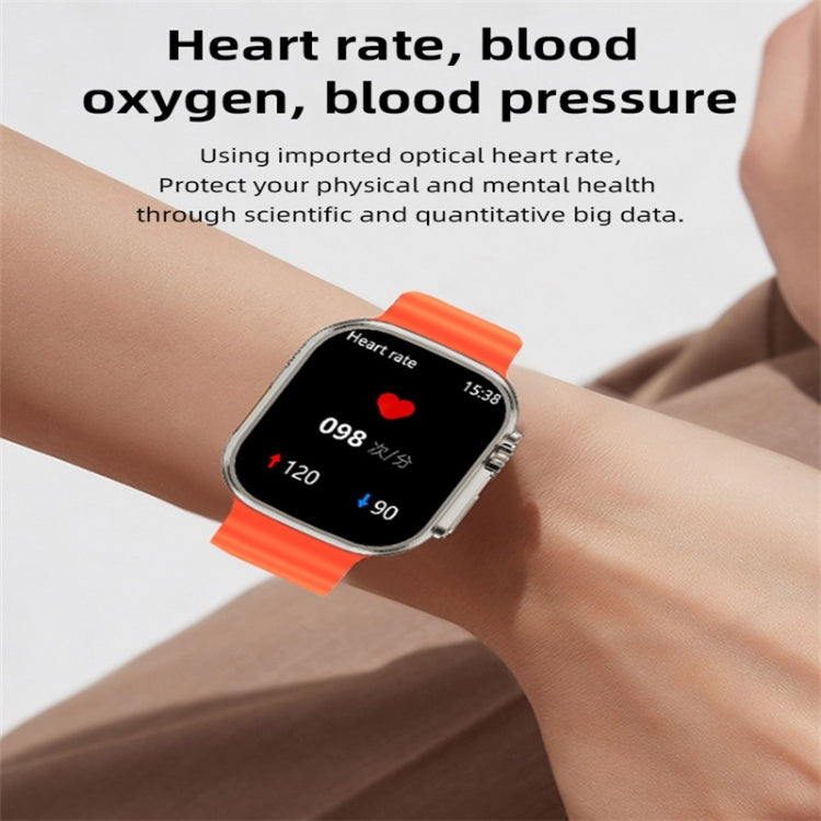 WS68 ULTRA Smart Watch con schermo a colori da 1,85 pollici, supporta il monitoraggio della frequenza cardiaca / monitoraggio della pressione sanguigna