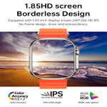 WS68 ULTRA Smart Watch con schermo a colori da 1,85 pollici, supporta il monitoraggio della frequenza cardiaca / monitoraggio della pressione sanguigna