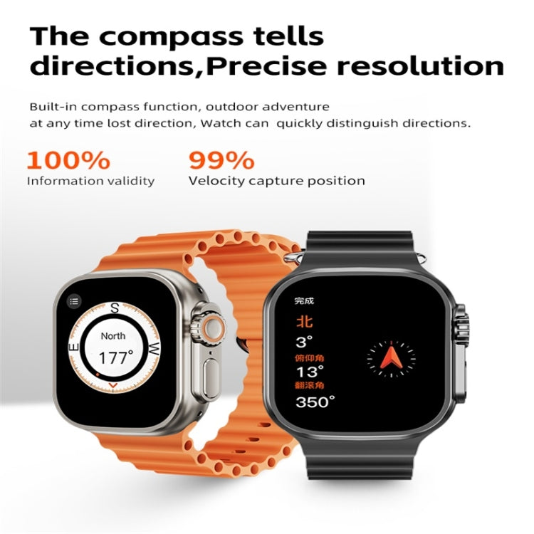 WS83 MAX ULTRA Smart Watch con schermo a colori da 2,03 pollici, supporta il monitoraggio della frequenza cardiaca / monitoraggio della pressione sanguigna