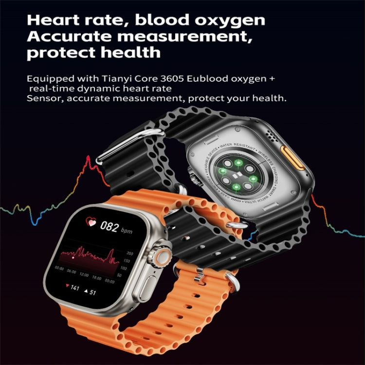 WS83 MAX ULTRA Smart Watch con schermo a colori da 2,03 pollici, supporta il monitoraggio della frequenza cardiaca / monitoraggio della pressione sanguigna