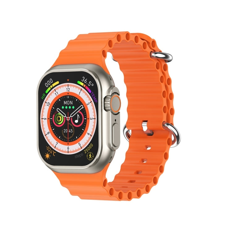 W800 Ultra Smart Watch con schermo a colori da 2,02 pollici, supporta il monitoraggio della frequenza cardiaca / monitoraggio della pressione sanguigna