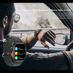 W800 Ultra Smart Watch con schermo a colori da 2,02 pollici, supporta il monitoraggio della frequenza cardiaca / monitoraggio della pressione sanguigna