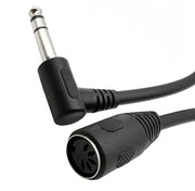 Adattatore audio MIDI 6,35 mm maschio-femmina 5 pin 20 cm