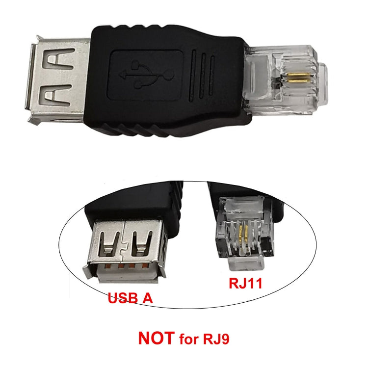 Convertitore adattatore JUNSUN MANY USB femmina-maschio RJ11 6P2C