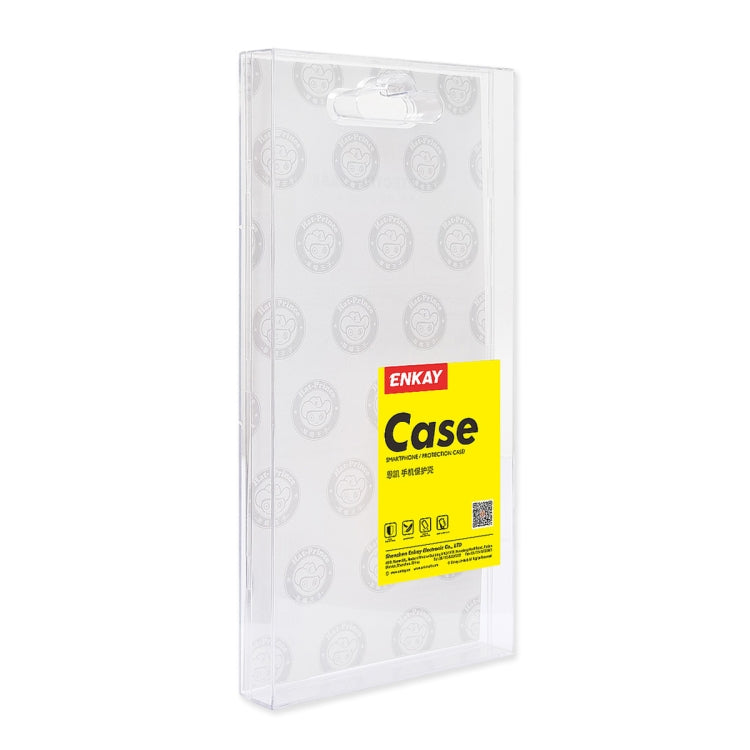 Per Redmi 12C 4G ENKAY Hat-Prince Custodia per telefono antiurto in TPU trasparente