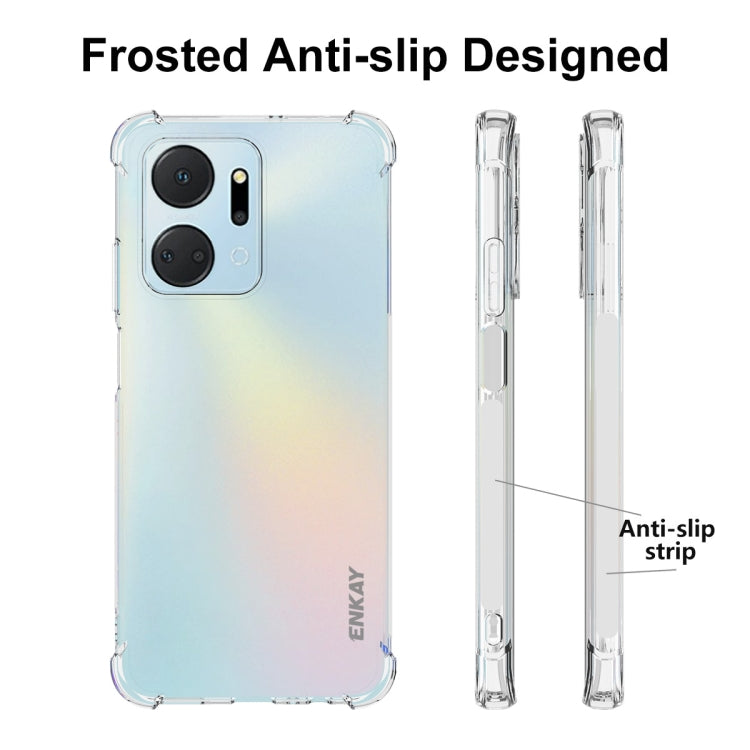 Custodia TPU trasparente per Honor X7a 4G