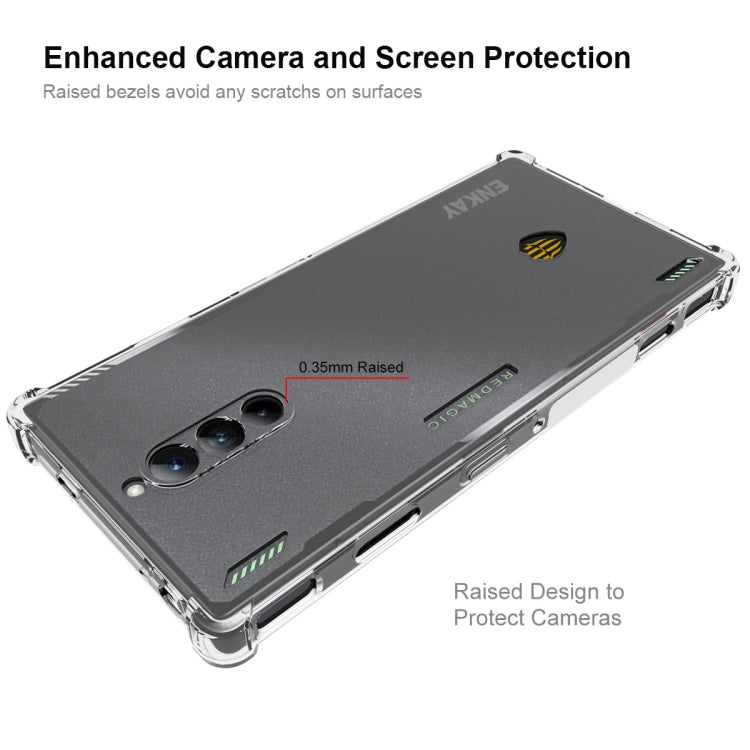 Custodia TPU trasparente per ZTE Nubia RedMagic 8 Pro