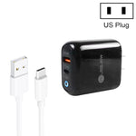 Caricabatterie USB + Type-C 20W con cavo 1 metro