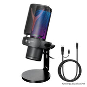 Microfono per laptop da gioco USB Yanmai GM7 con luce RGB, GM7