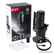 Microfono per laptop da gioco USB Yanmai GM7 con luce RGB, GM7