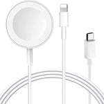 Per la serie Apple Watch e iPhone 2 in 1 Cavo di ricarica magnetico USB da 1,2 m, DS-XB015