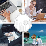 Per la serie Apple Watch e iPhone 2 in 1 Cavo di ricarica magnetico USB da 1,2 m, DS-XB015