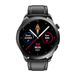 E420 Smart Watch con schermo a colori da 1,39 pollici, cinturino in pelle, supporto monitoraggio della frequenza cardiaca / monitoraggio della pressione sanguigna