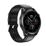 E420 Smart Watch con schermo a colori da 1,39 pollici, cinturino in pelle, supporto monitoraggio della frequenza cardiaca / monitoraggio della pressione sanguigna