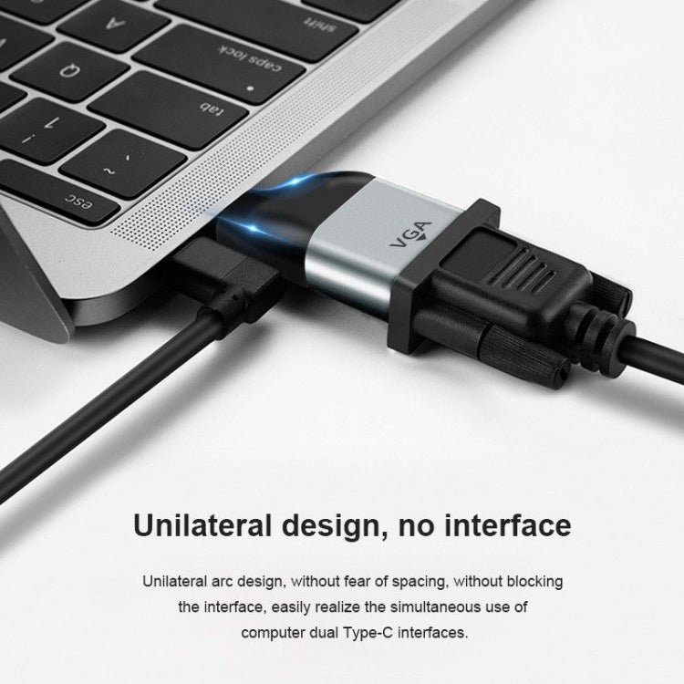Convertitore adattatore USB-C maschio a VGA femmina