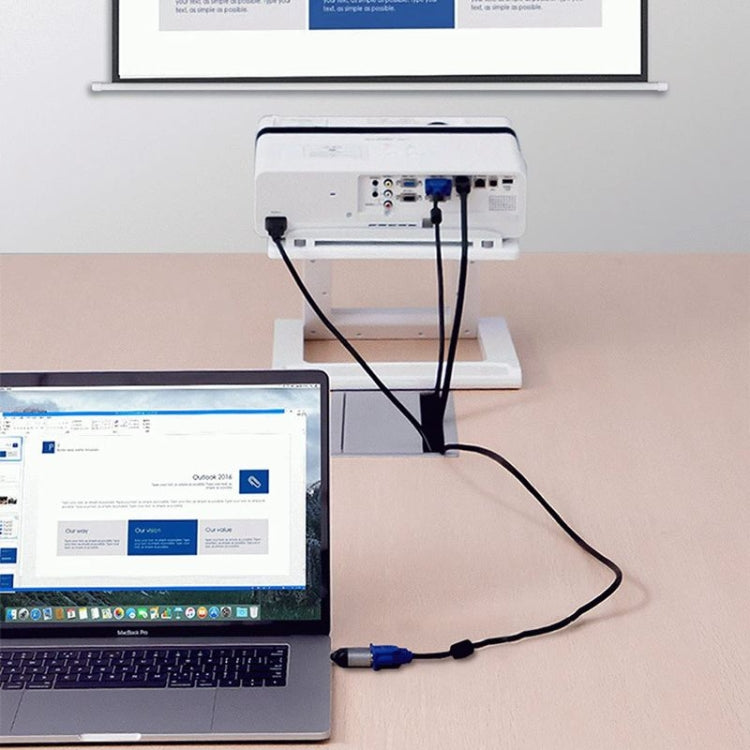 Convertitore adattatore USB-C maschio a VGA femmina