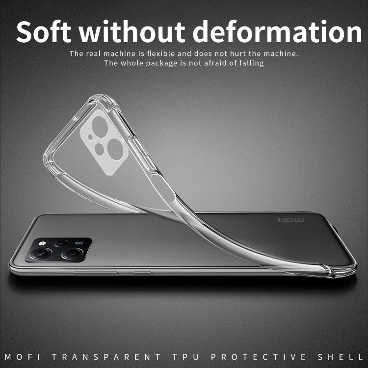 Custodia per telefono in TPU ultrasottile serie MOFI Ming, For Xiaomi Redmi Note 12 Pro Speed, For Google Pixel 7A, For ZTE Nubia Red Magic 8 / 8 Pro, For Tecno Spark 9 Pro 4G