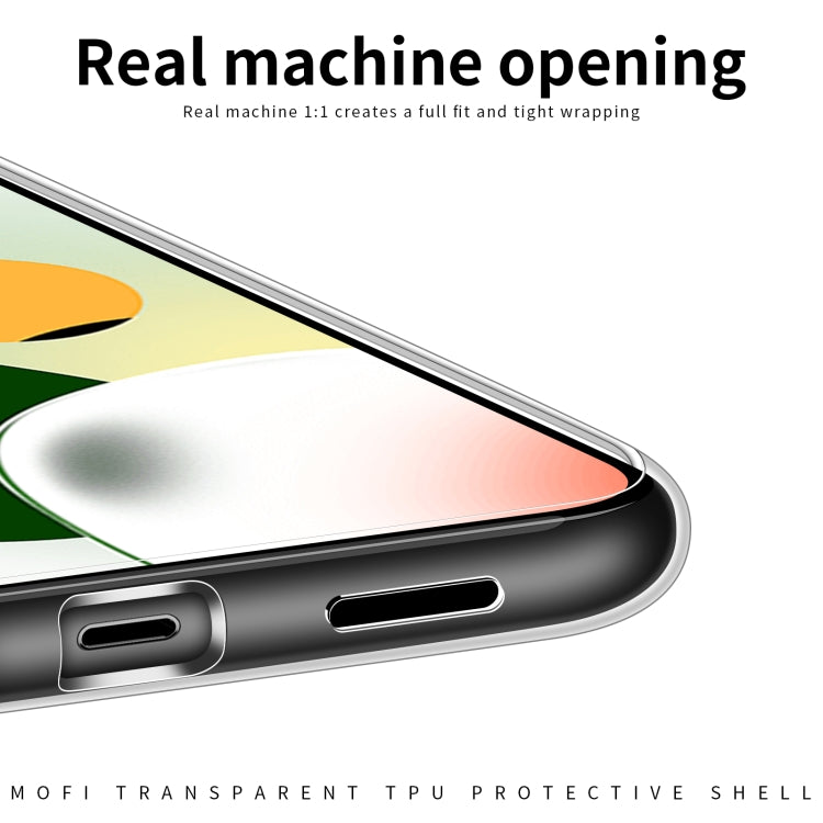 Custodia per telefono in TPU ultrasottile serie MOFI Ming, For Xiaomi Redmi Note 12 Pro Speed, For Google Pixel 7A, For ZTE Nubia Red Magic 8 / 8 Pro, For Tecno Spark 9 Pro 4G